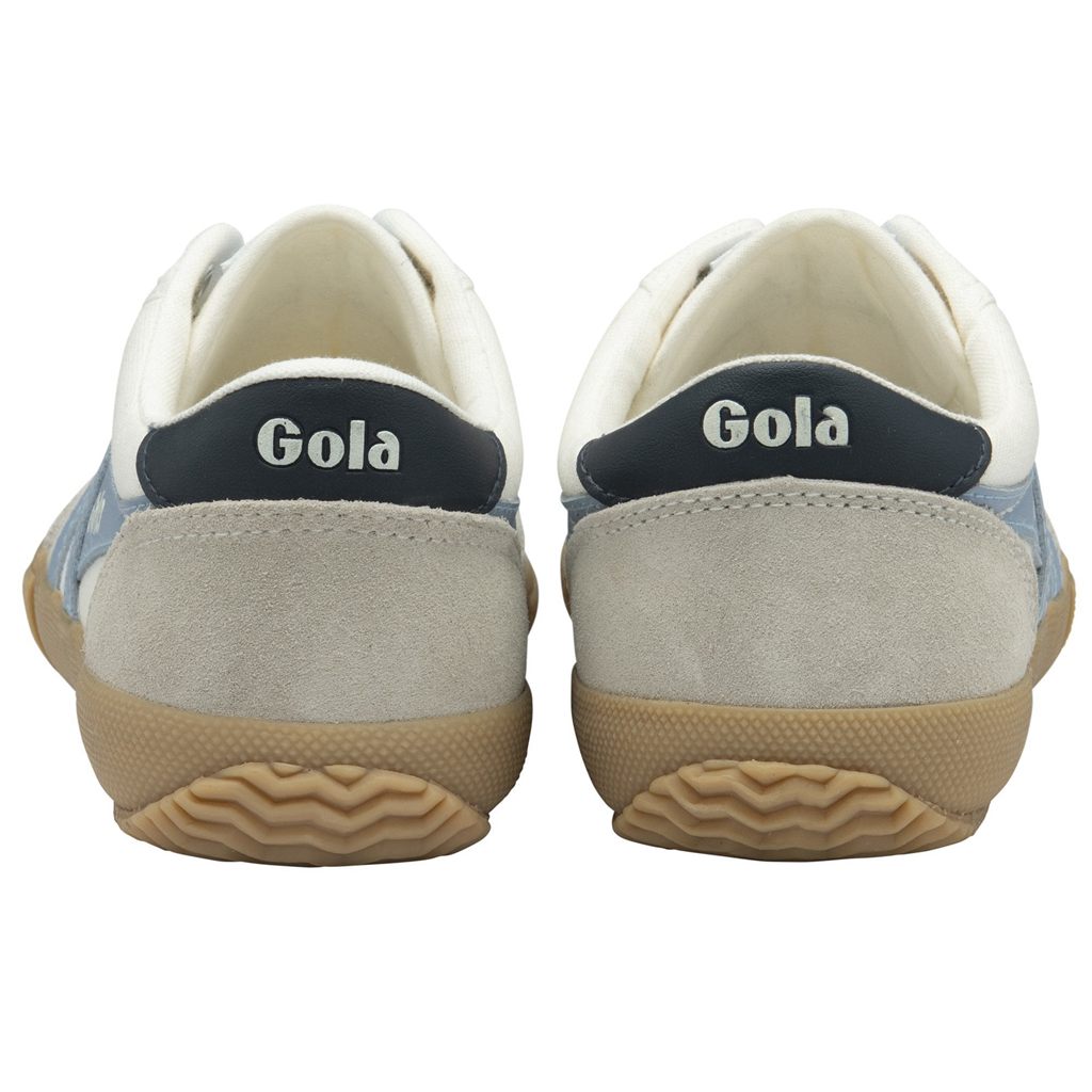 Gola Classics Badminton Plimsoll Sneakers Blancos Azul Marino Mexico | VRD-527683