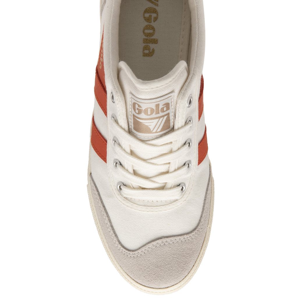 Gola Classics Badminton Plimsoll Sneakers Blancos Mexico | PBG-027485