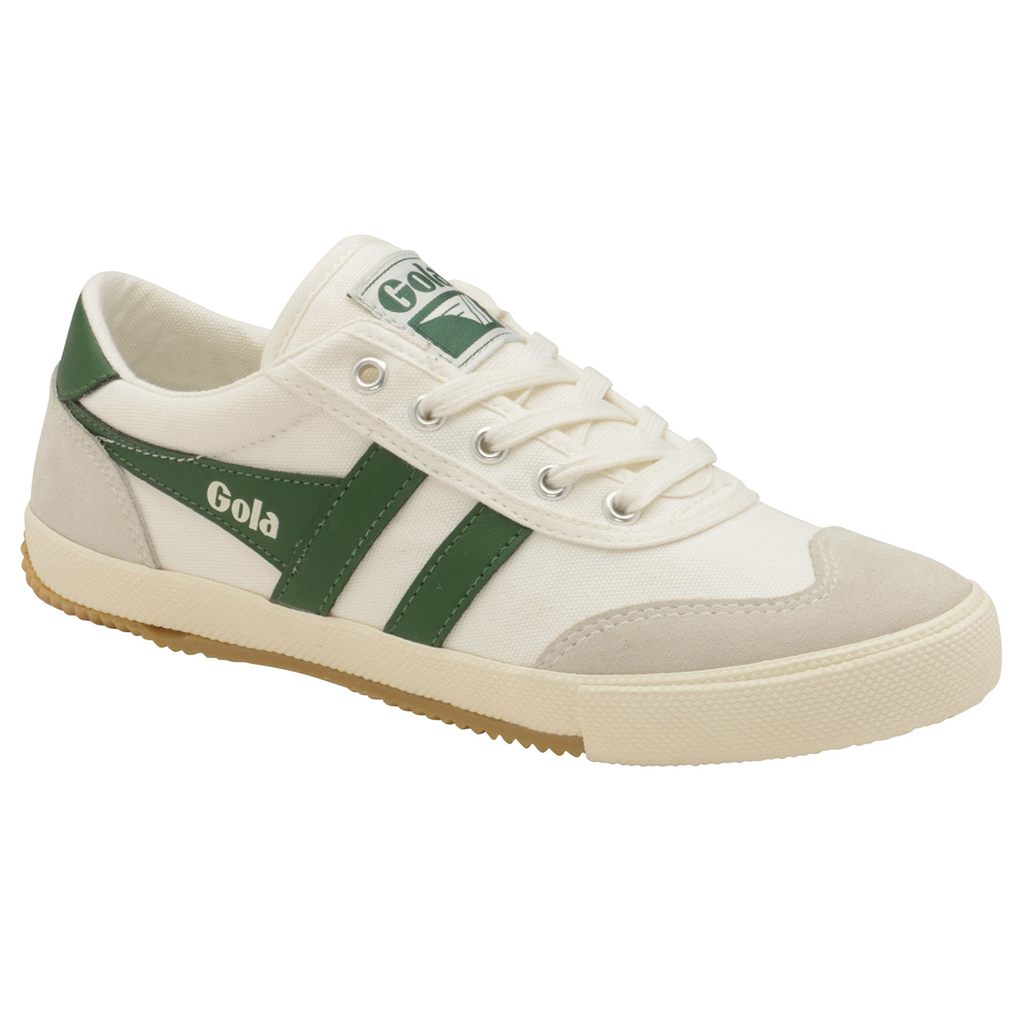 Gola Classics Badminton Plimsoll Sneakers Blancos Verdes Mexico | CJM-632859