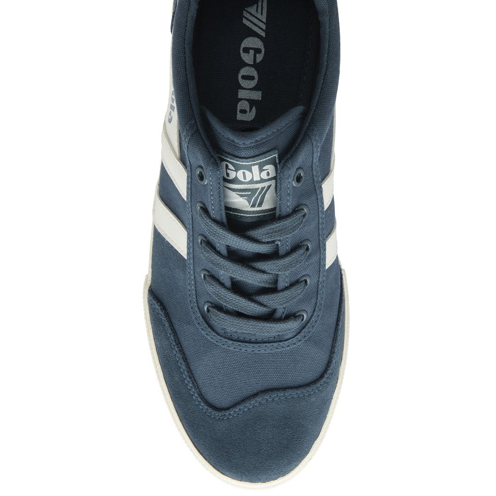 Gola Classics Badminton Plimsoll Sneakers Azules Blancos Mexico | QTV-846015