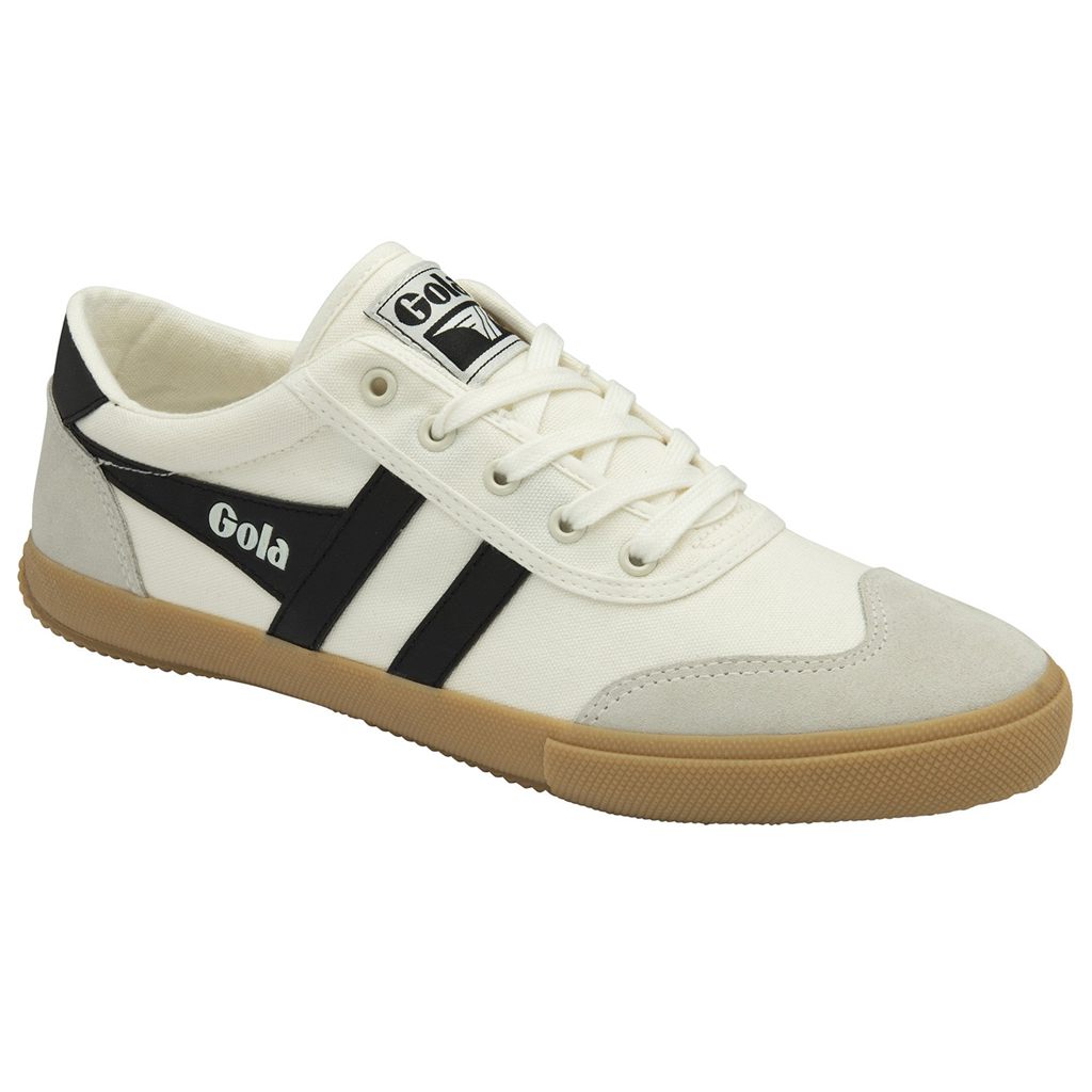 Gola Classics Badminton Plimsoll Sneakers Blancos Negros Mexico | HXI-826017