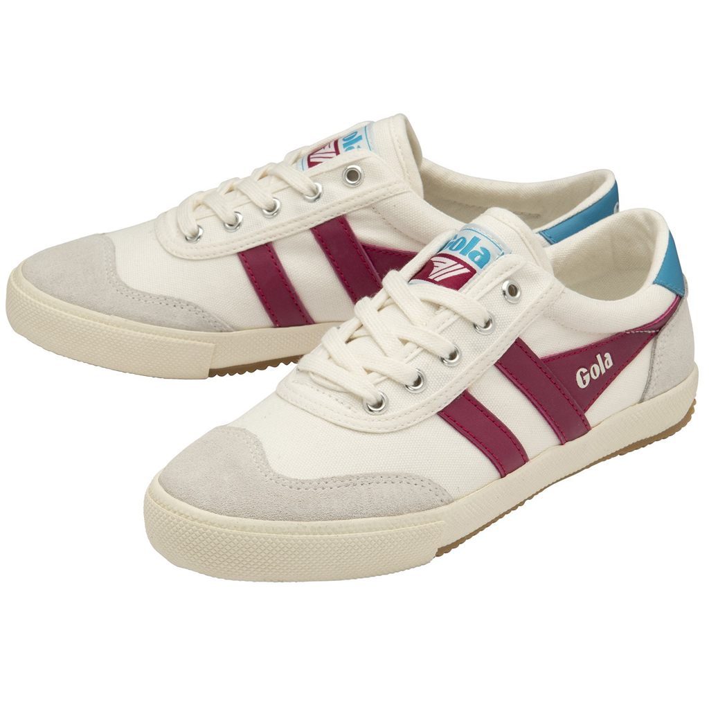 Gola Classics Badminton Sneakers Blancos Fucsia Mexico | AFU-629403