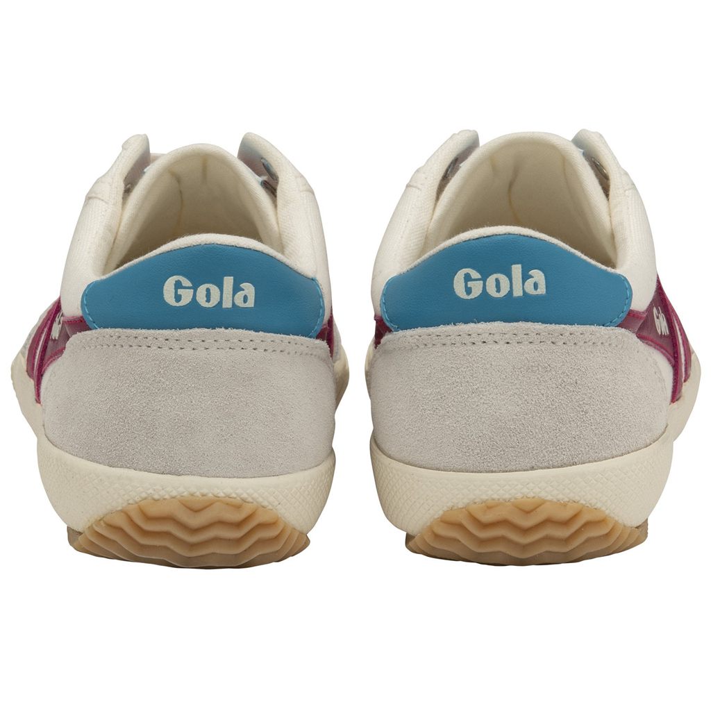 Gola Classics Badminton Sneakers Blancos Fucsia Mexico | AFU-629403
