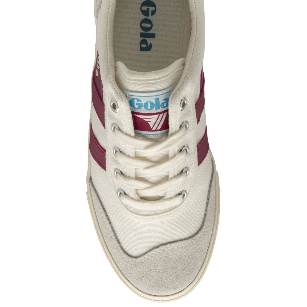 Gola Classics Badminton Sneakers Blancos Fucsia Mexico | AFU-629403