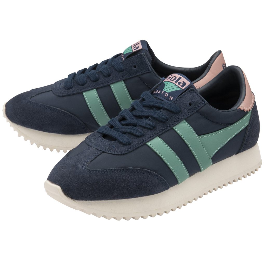Gola Classics Boston '78 Sneakers Azul Marino Verdes Coral Rosas Mexico | RPK-794530