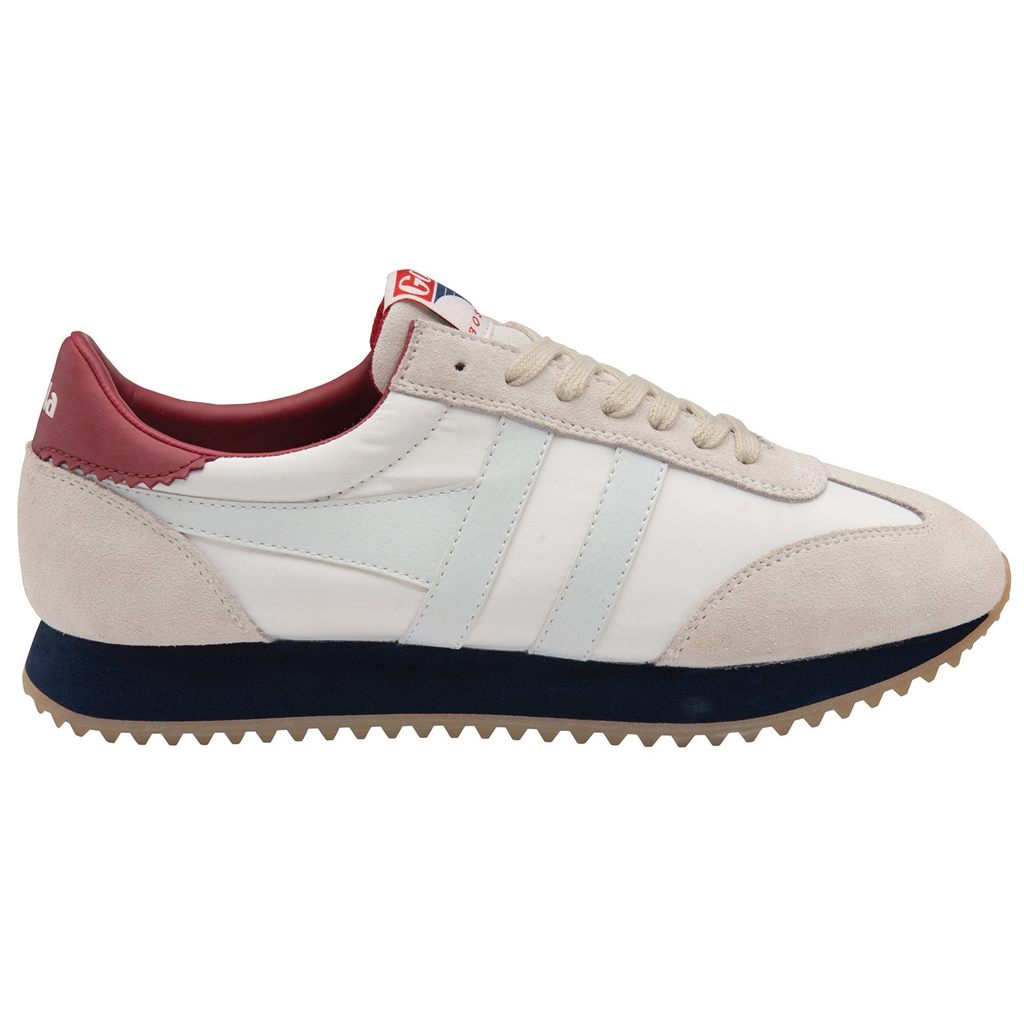 Gola Classics Boston '78 Sneakers Blancos Azul Marino Rojos Oscuro Mexico | FNA-978206