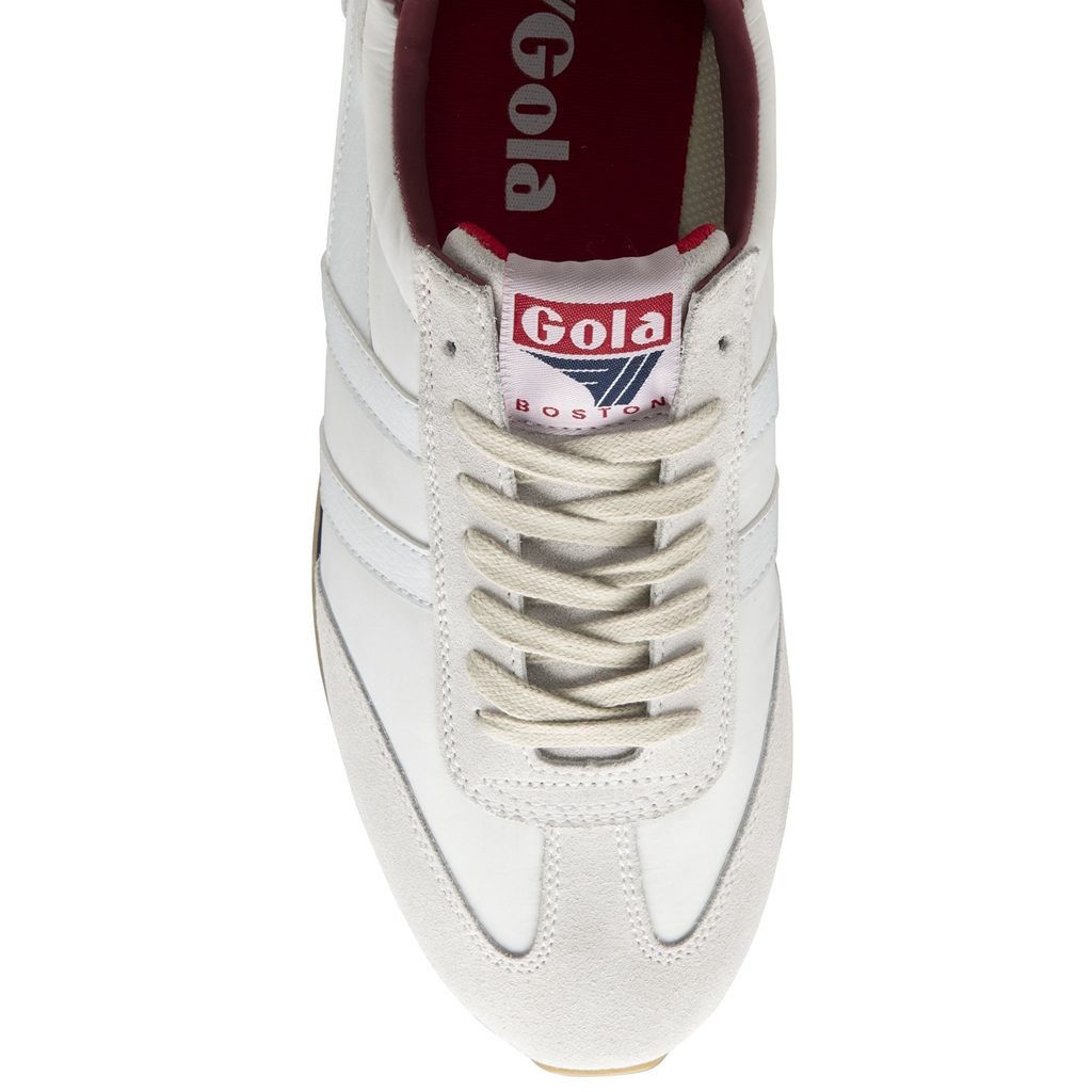Gola Classics Boston '78 Sneakers Blancos Azul Marino Rojos Oscuro Mexico | FNA-978206