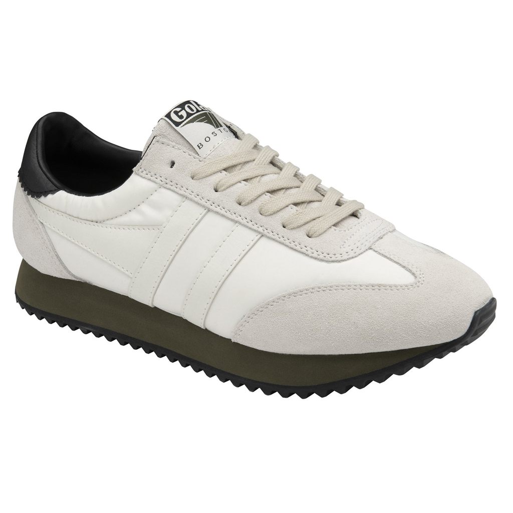 Gola Classics Boston '78 Sneakers Blancos Kaki Negros Mexico | DAG-326987