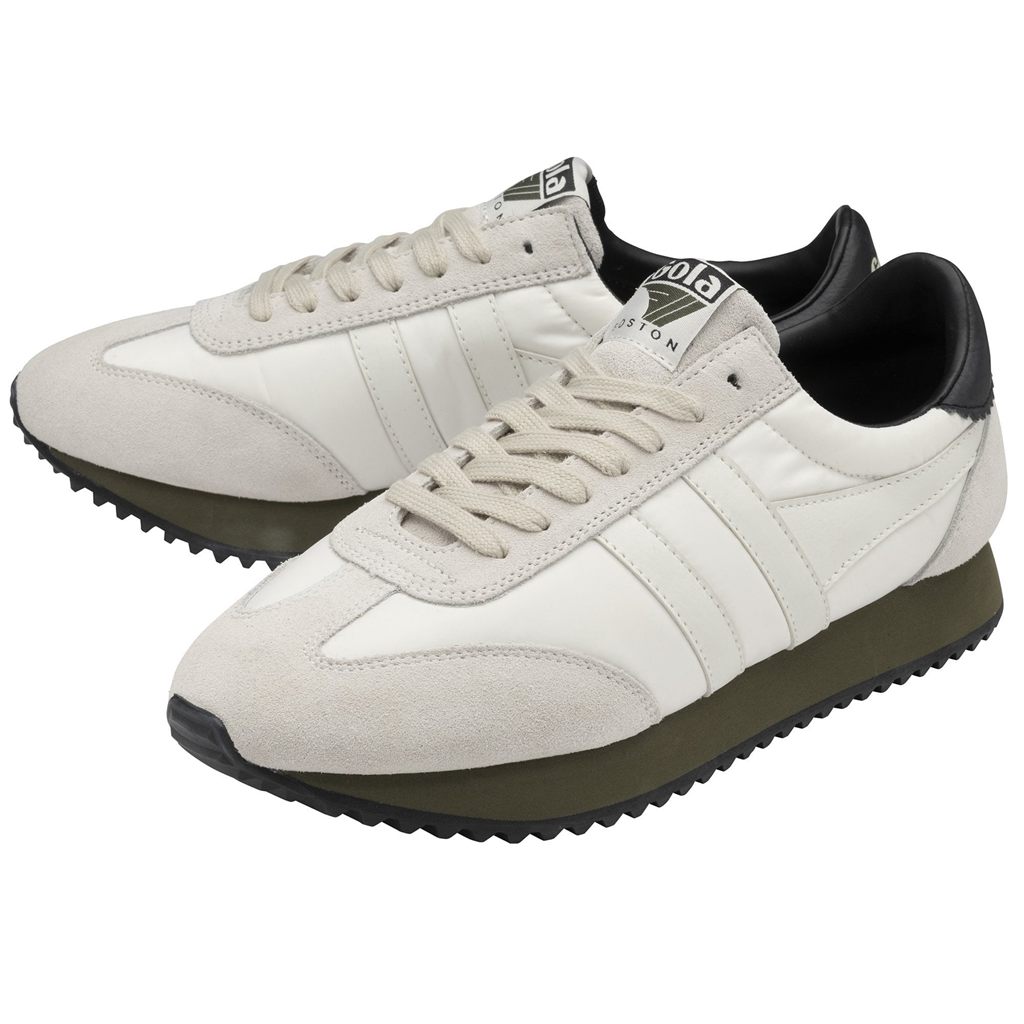 Gola Classics Boston '78 Sneakers Blancos Kaki Negros Mexico | DAG-326987