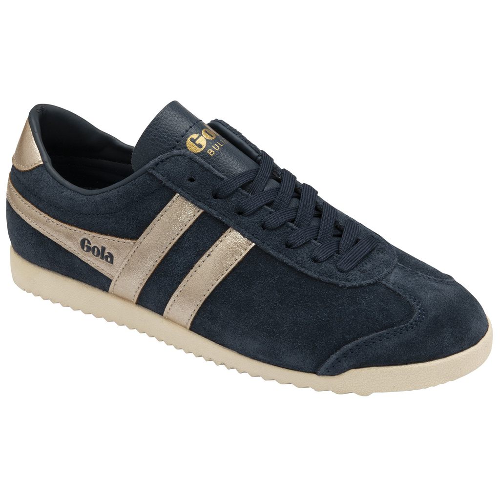 Gola Classics Bullet Flame Sneakers Azul Marino Rosas Dorados Mexico | YWU-267138