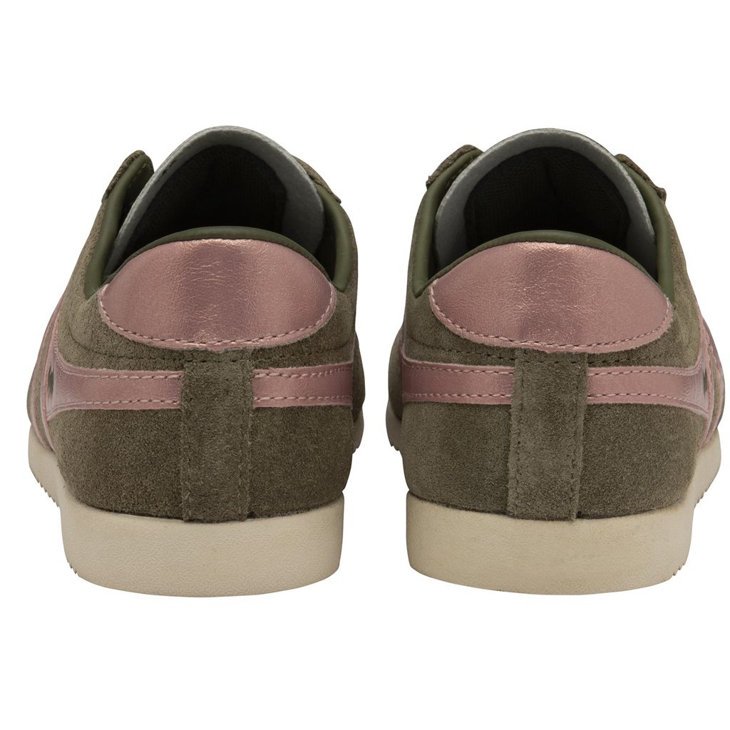 Gola Classics Bullet Flame Sneakers Kaki Rosas Mexico | CFA-386210