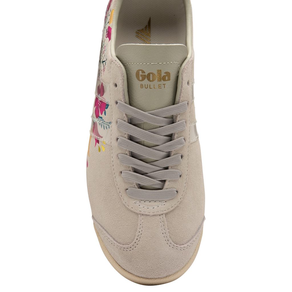 Gola Classics Bullet Floral Sneakers Blancos Mexico | GXJ-682935