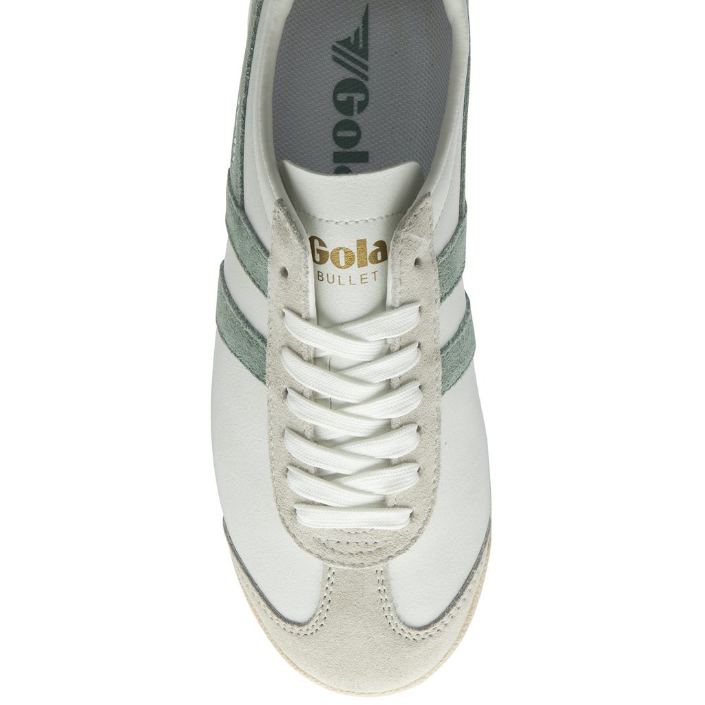 Gola Classics Bullet Pure Sneakers Blancos Verdes Mexico | WYZ-843950