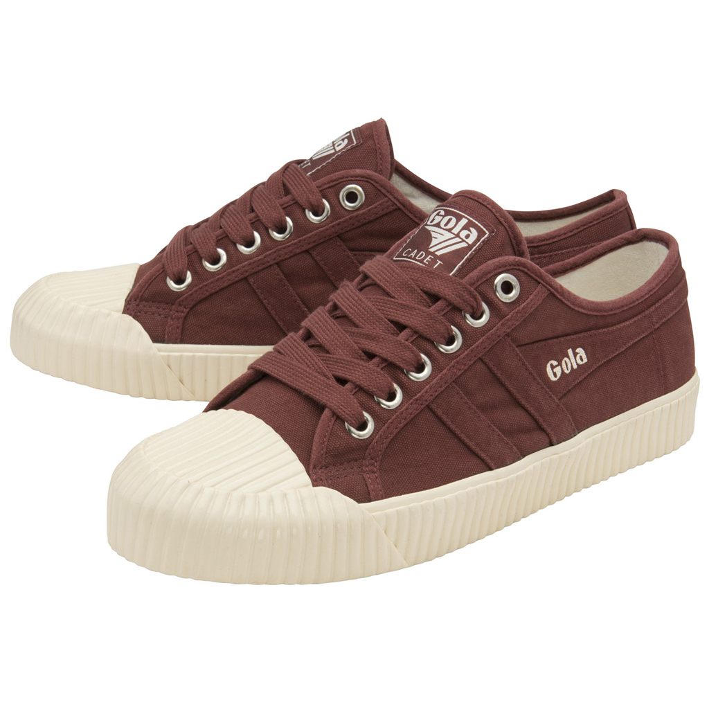Gola Classics Cadet Plimsoll Shoes Vino Blancos Mexico | FGE-581236