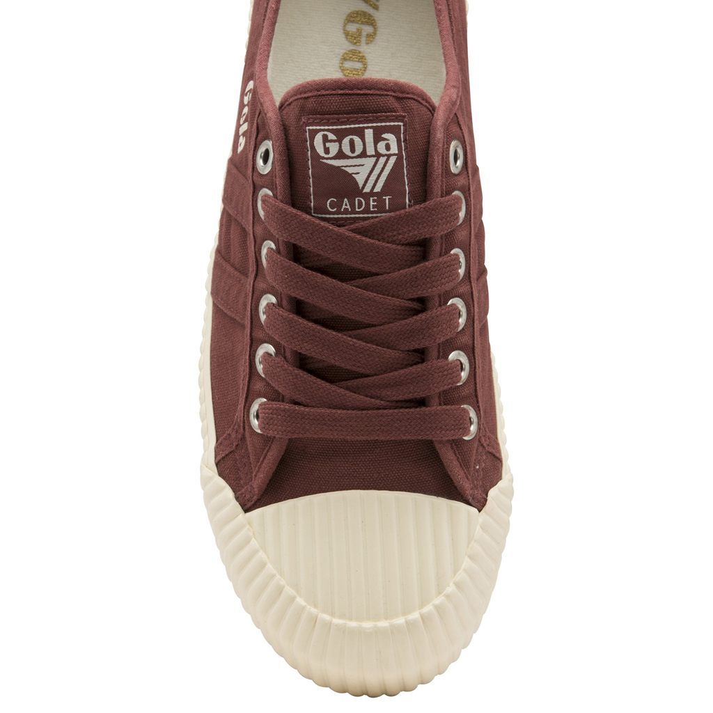 Gola Classics Cadet Plimsoll Shoes Vino Blancos Mexico | FGE-581236