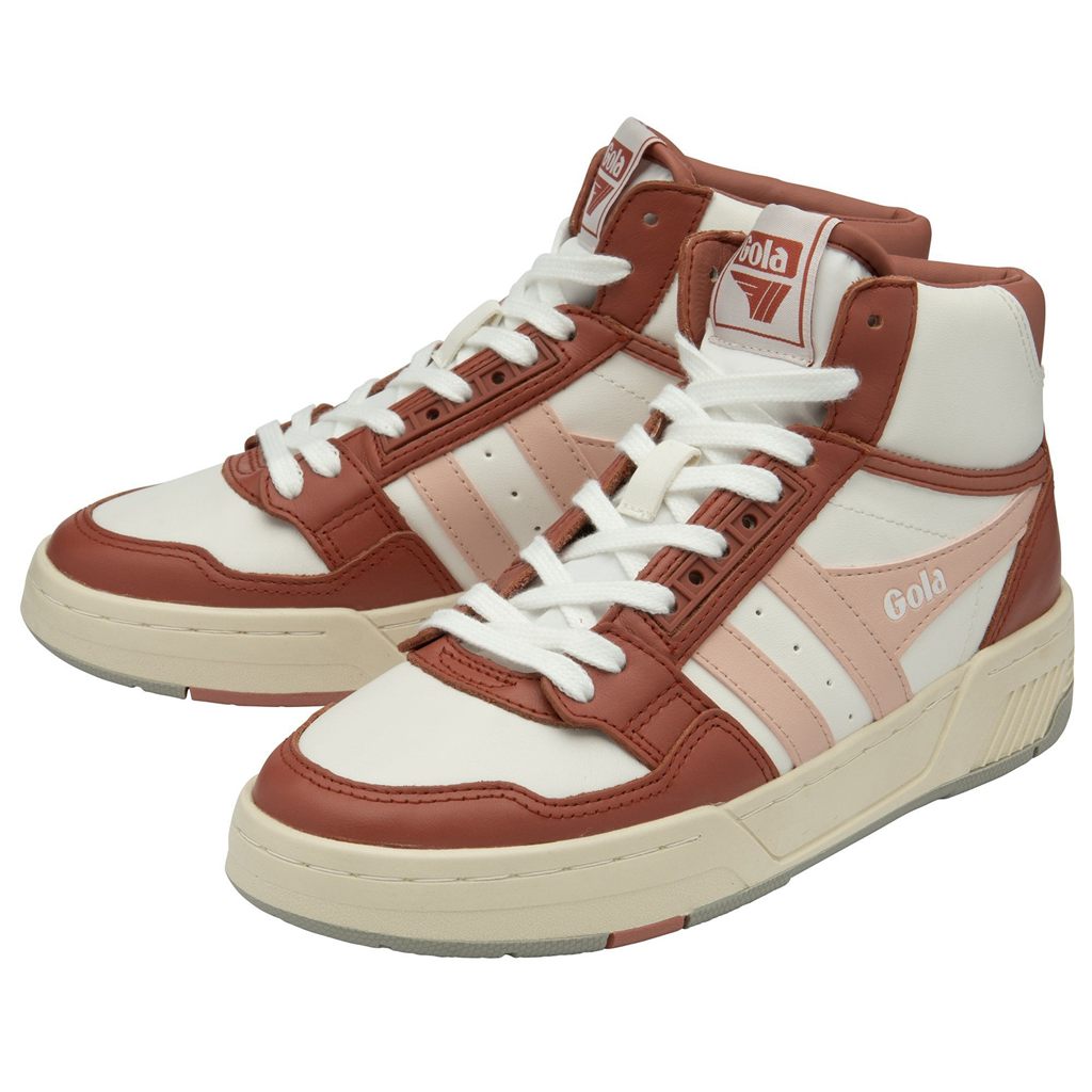 Gola Classics Challenge High Sneakers Blancos Naranjas Rosas Mexico | ABO-087369