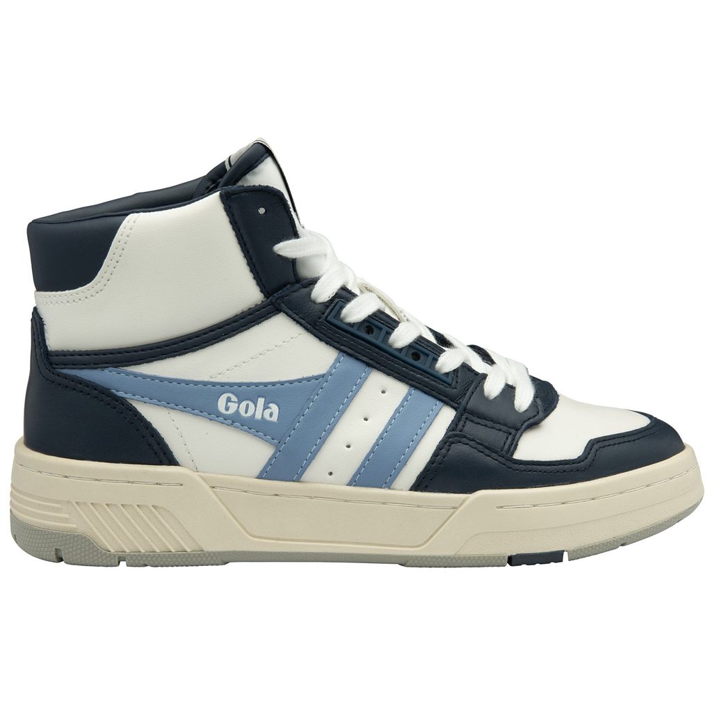 Gola Classics Challenge High Sneakers Blancos Azul Marino Azules Mexico | UOC-372965