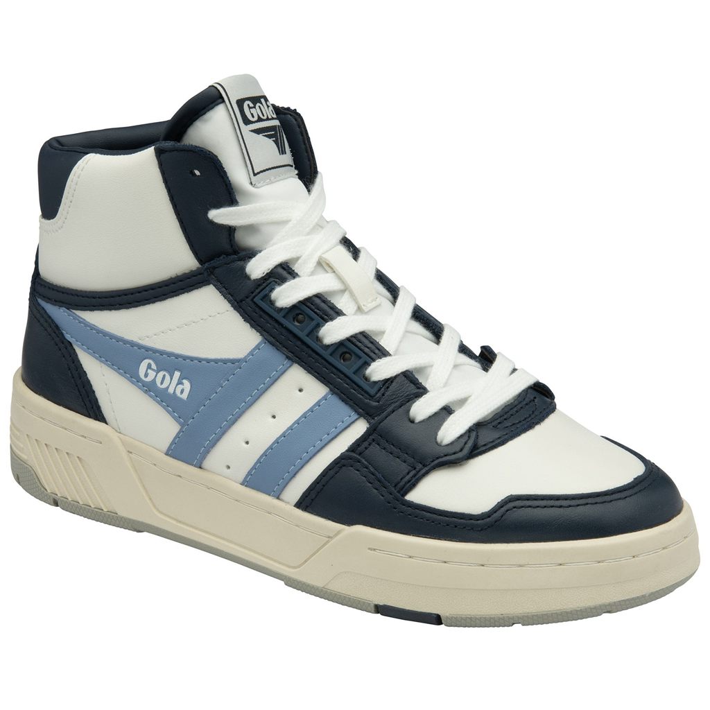 Gola Classics Challenge High Sneakers Blancos Azul Marino Azules Mexico | UOC-372965