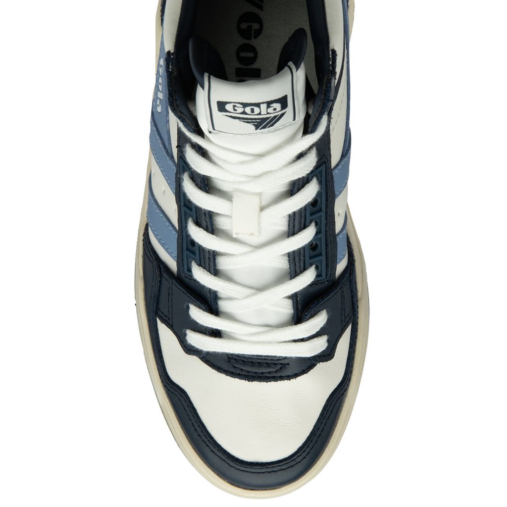 Gola Classics Challenge High Sneakers Blancos Azul Marino Azules Mexico | UOC-372965
