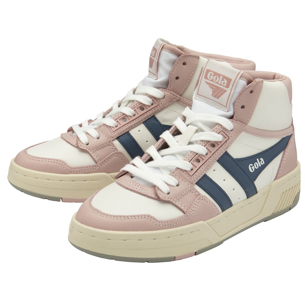 Gola Classics Challenge High Sneakers Blancos Rosas Mexico | VMW-913654