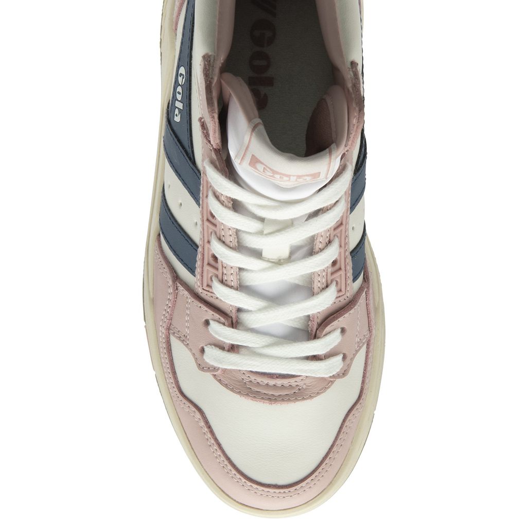 Gola Classics Challenge High Sneakers Blancos Rosas Mexico | VMW-913654