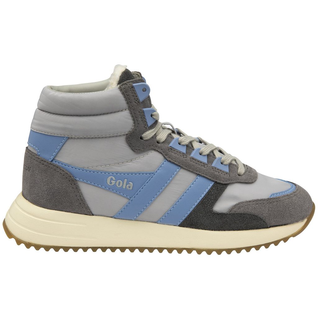 Gola Classics Chicago High Sneakers Grises Claro Azules Azules Mexico | PHJ-760385