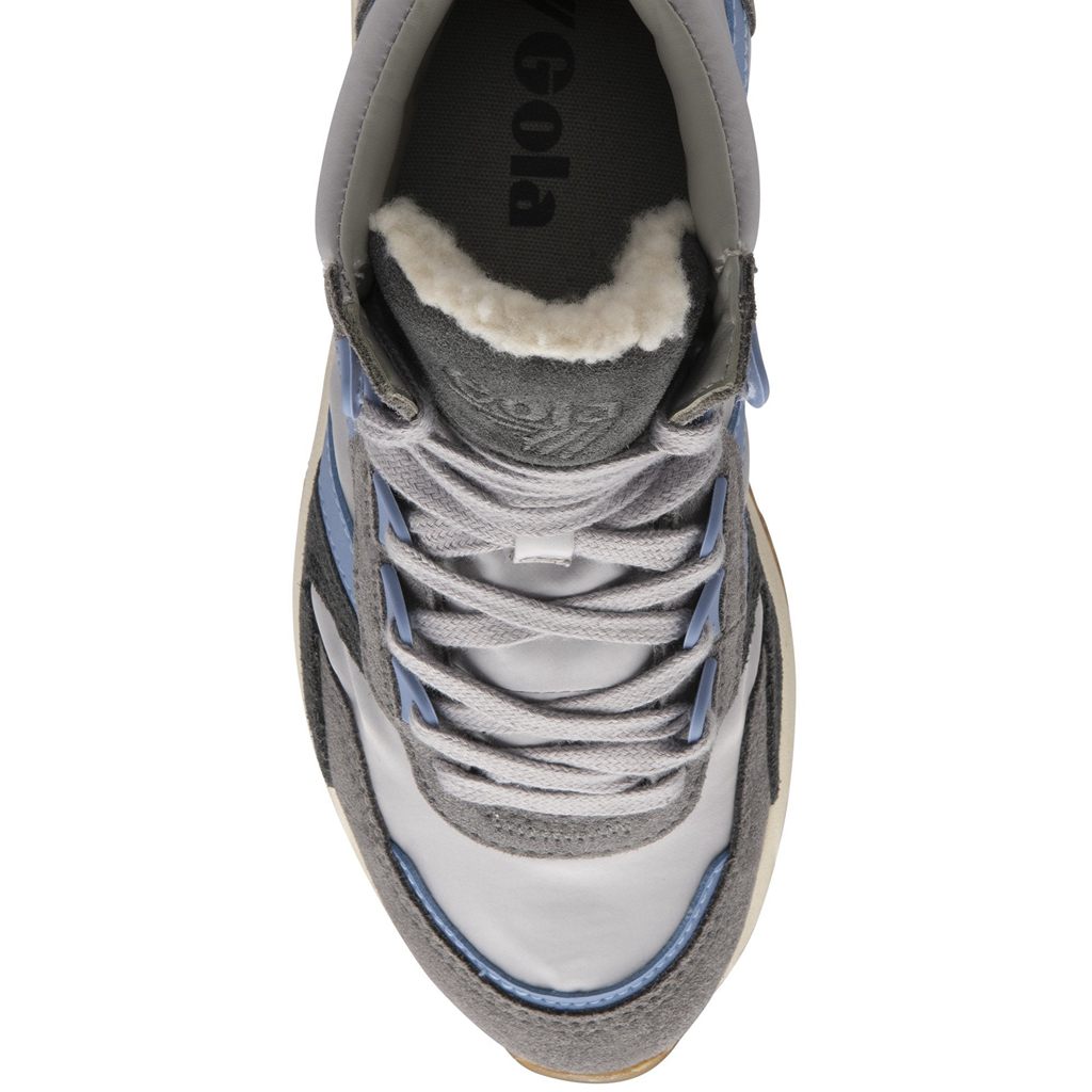 Gola Classics Chicago High Sneakers Grises Claro Azules Azules Mexico | PHJ-760385