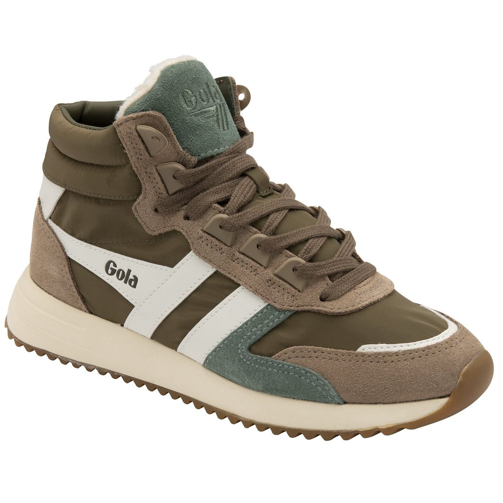 Gola Classics Chicago High Sneakers Kaki Blancos Mexico | CIR-659412