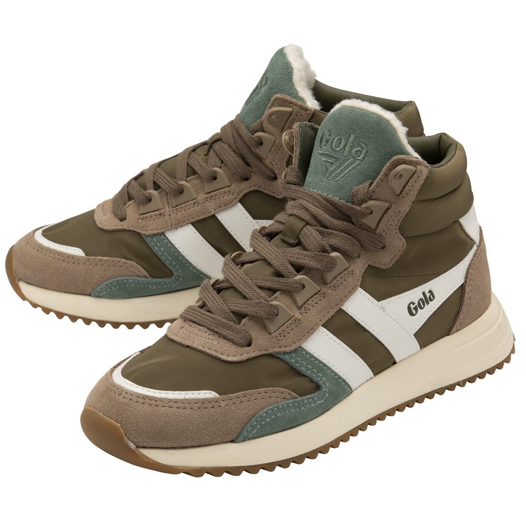 Gola Classics Chicago High Sneakers Kaki Blancos Mexico | CIR-659412