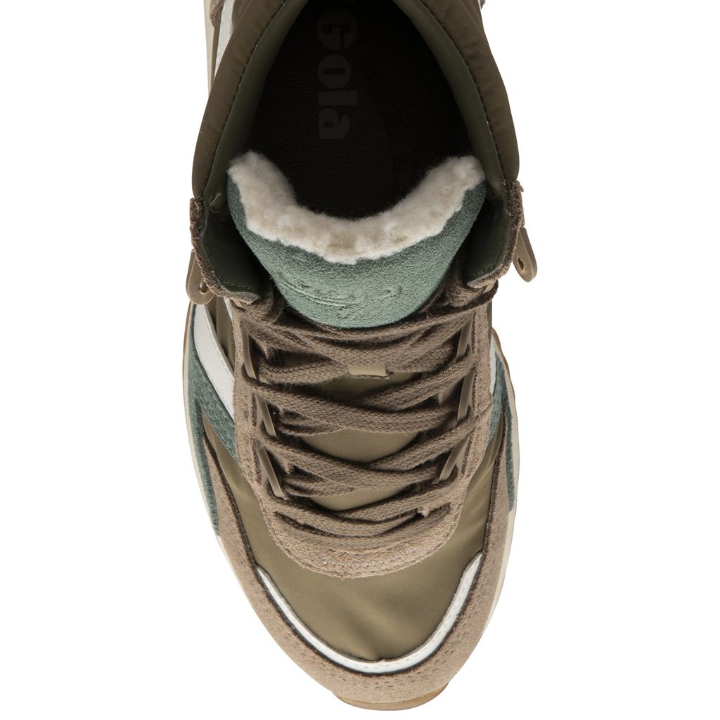 Gola Classics Chicago High Sneakers Kaki Blancos Mexico | CIR-659412
