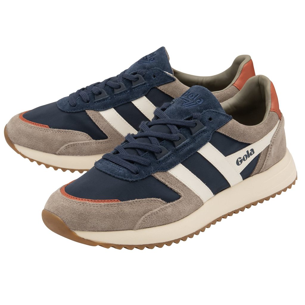 Gola Classics Chicago Sneakers Azul Marino Blancos Mexico | MHV-048623
