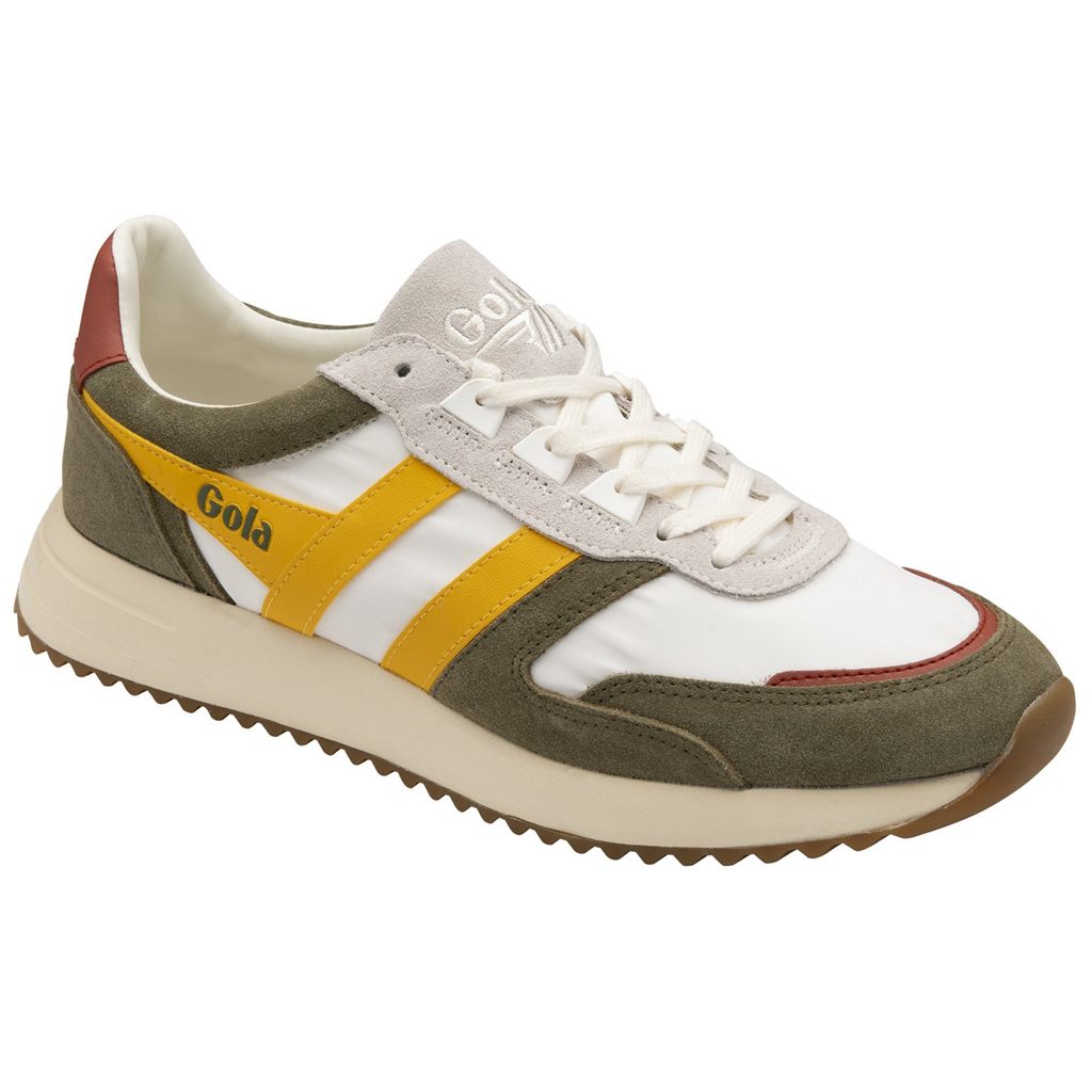 Gola Classics Chicago Sneakers Blancos Kaki Mexico | OAJ-136480