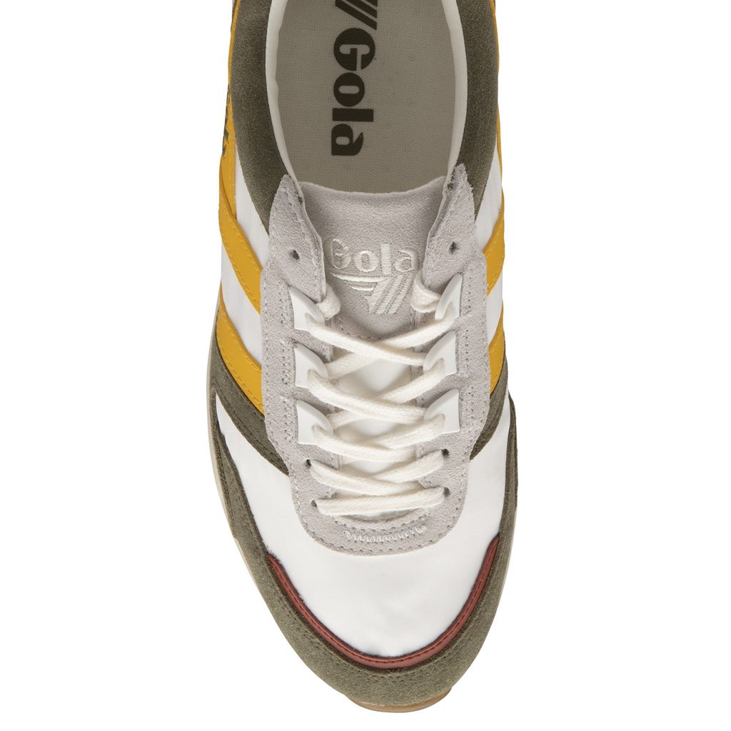 Gola Classics Chicago Sneakers Blancos Kaki Mexico | OAJ-136480
