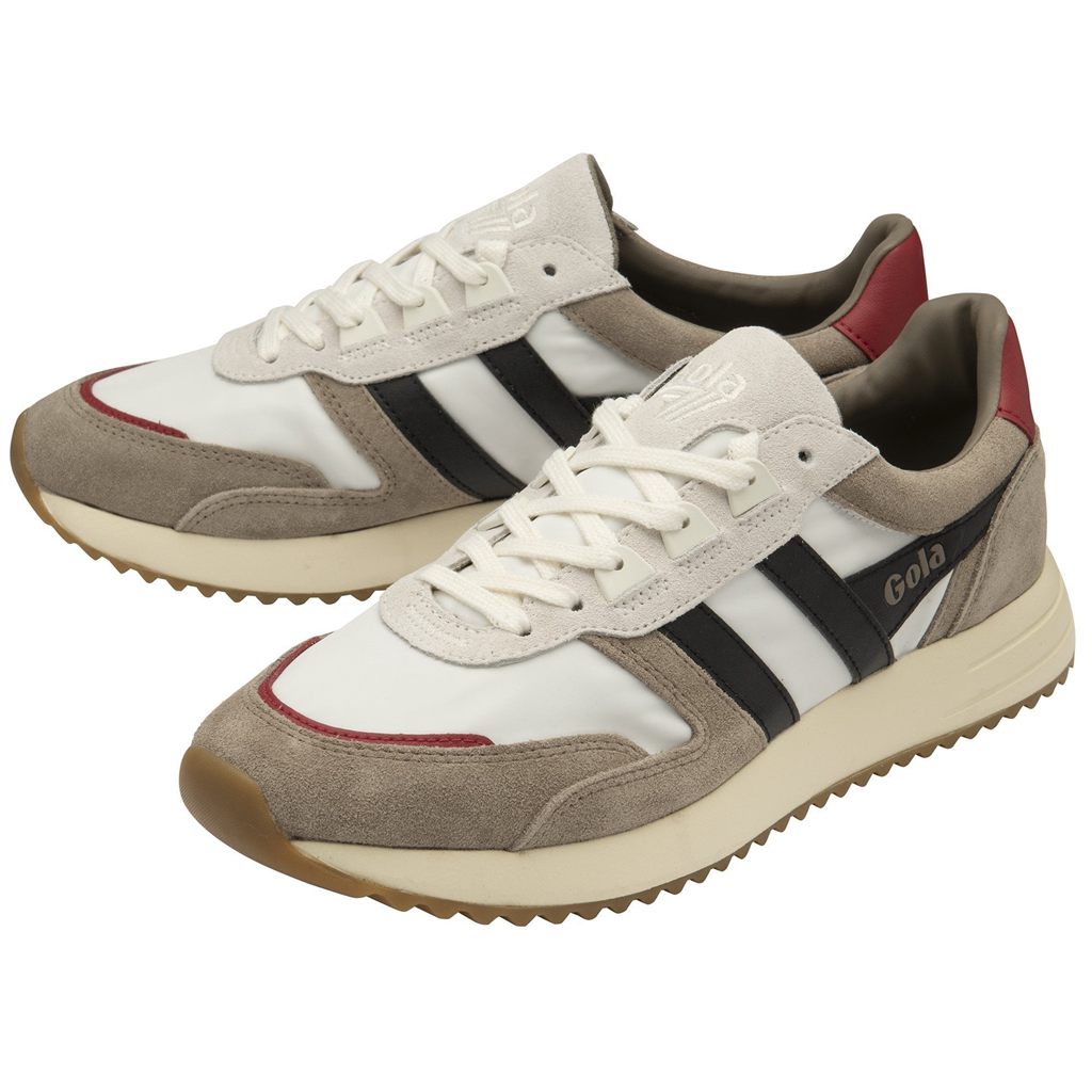Gola Classics Chicago Sneakers Blancos Negros Mexico | QHT-168370