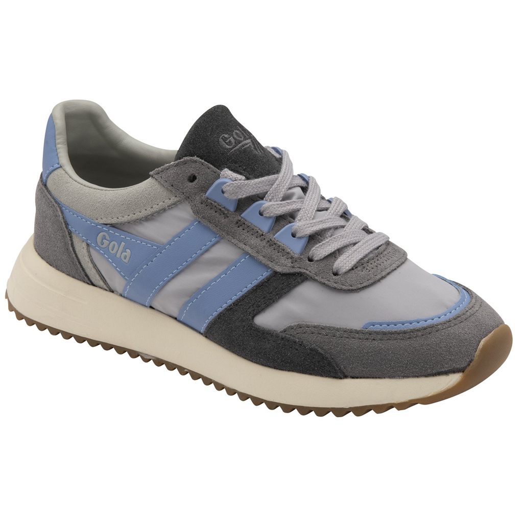 Gola Classics Chicago Sneakers Grises Claro Azules Azules Mexico | ILZ-308654