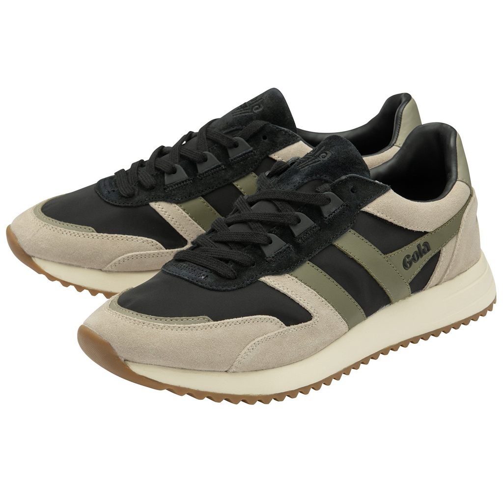 Gola Classics Chicago Sneakers Negros Grises Kaki Mexico | ZFW-861940