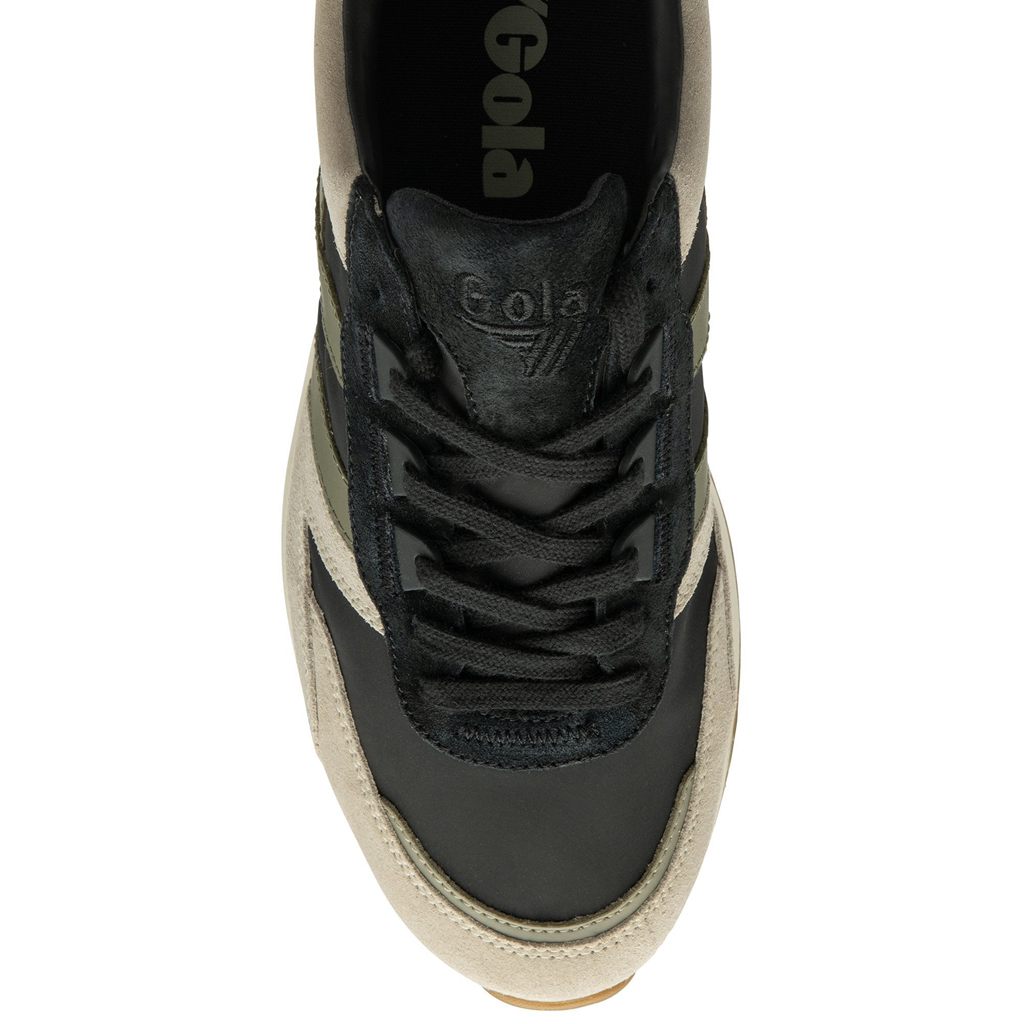 Gola Classics Chicago Sneakers Negros Grises Kaki Mexico | ZFW-861940