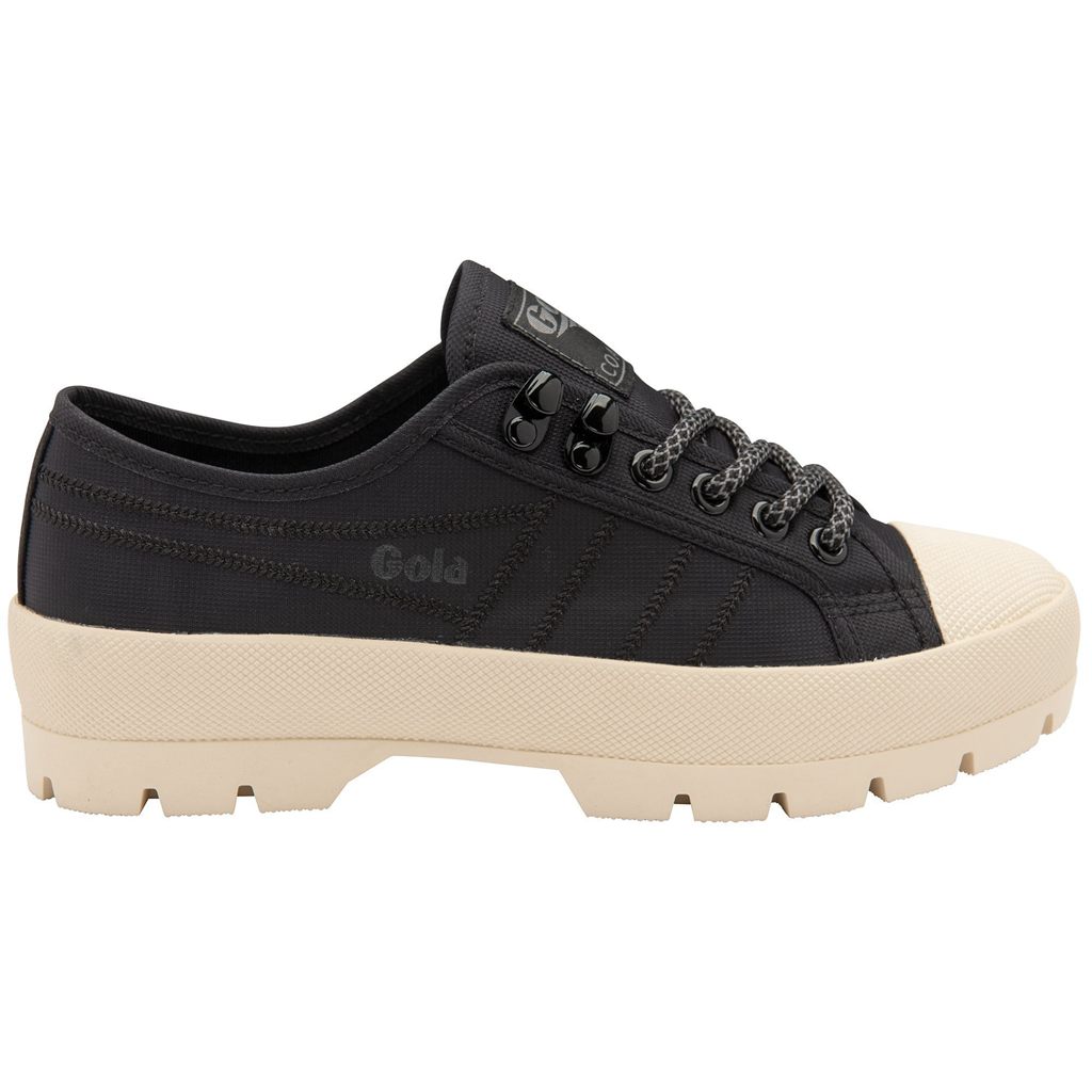 Gola Classics Coaster Peak Hiker Sneakers Negros Blancos Mexico | KAH-154839
