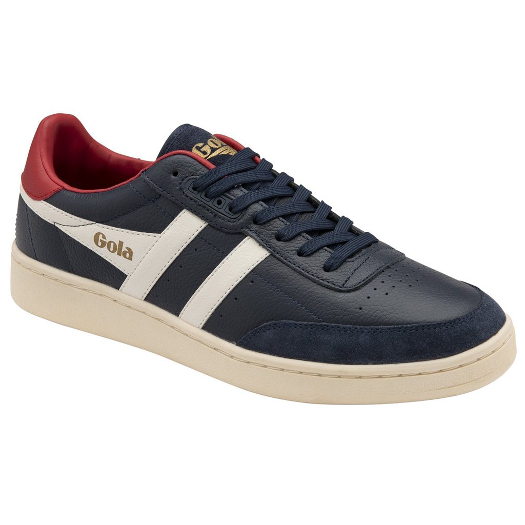 Gola Classics Contact Leather Sneakers Azul Marino Blancos Rojos Oscuro Mexico | NLM-324189