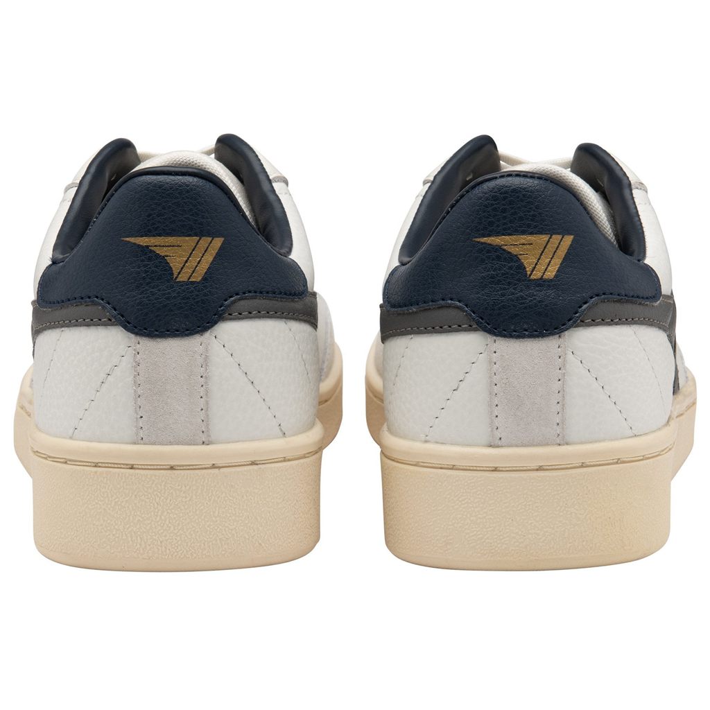 Gola Classics Contact Leather Sneakers Blancos Azul Marino Mexico | NBW-781436