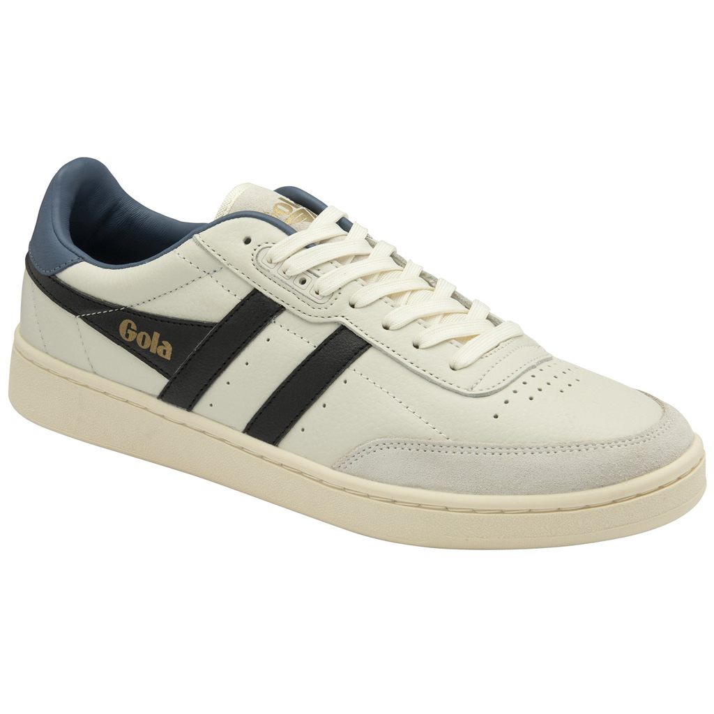 Gola Classics Contact Leather Sneakers Blancos Negros Mexico | HMB-198076