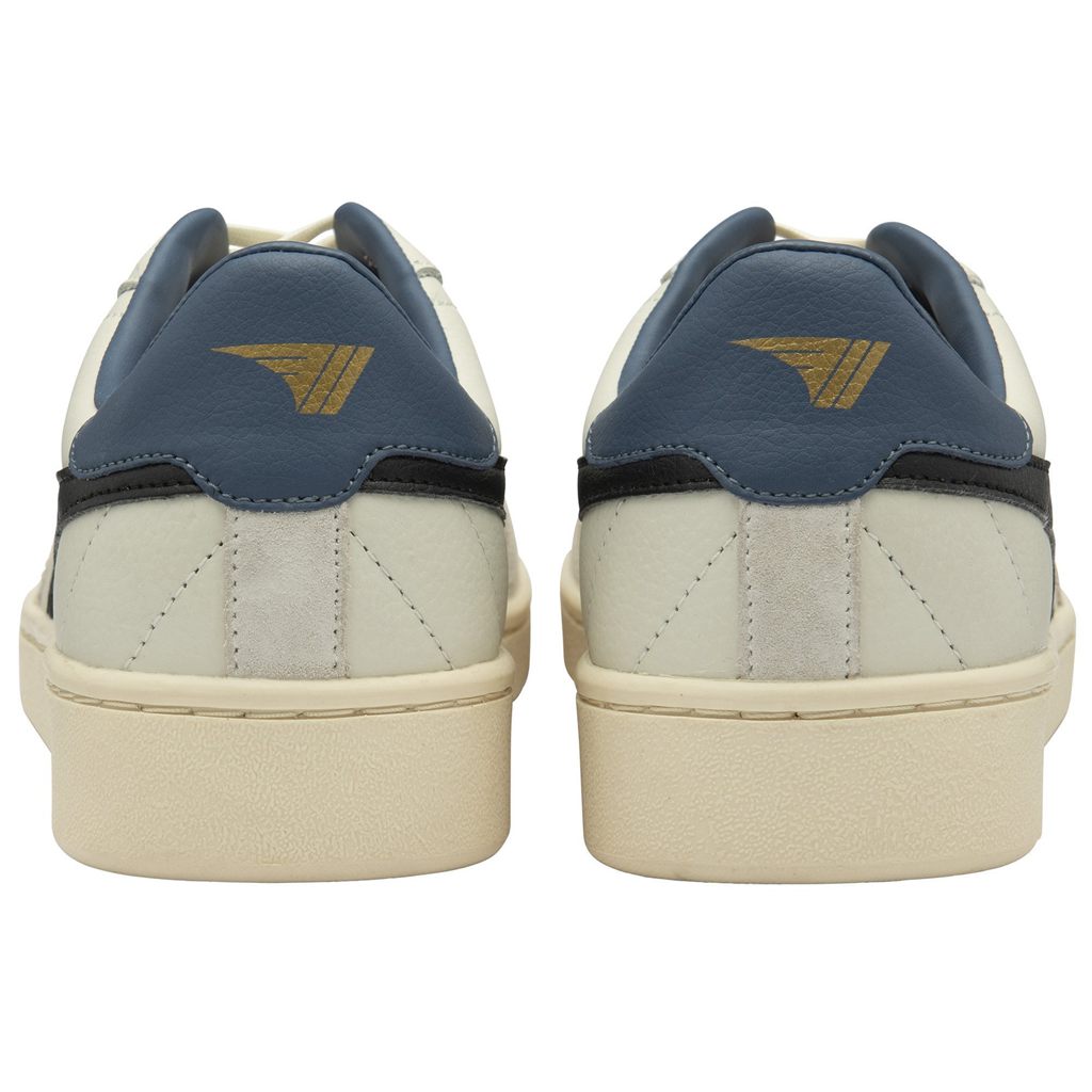 Gola Classics Contact Leather Sneakers Blancos Negros Mexico | HMB-198076