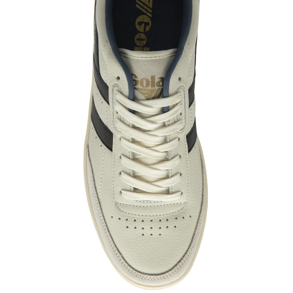 Gola Classics Contact Leather Sneakers Blancos Negros Mexico | HMB-198076
