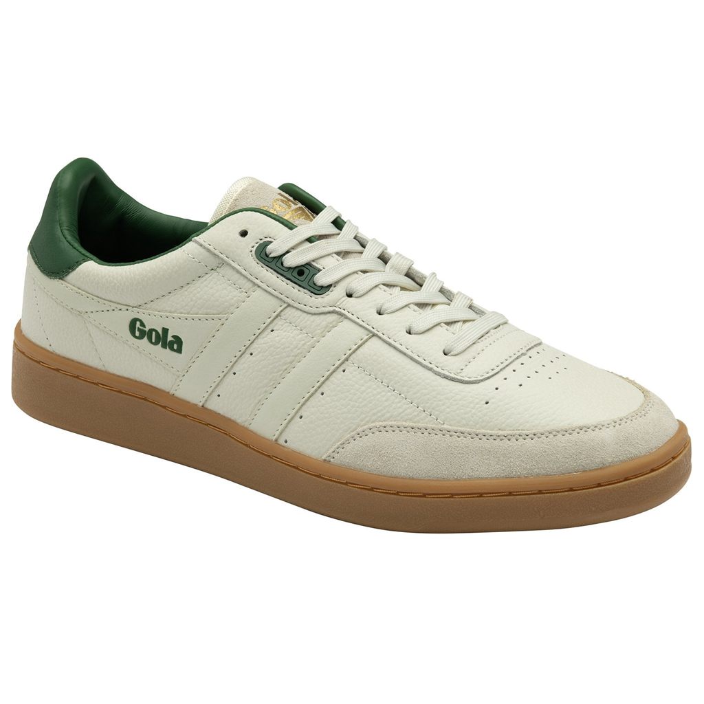 Gola Classics Contact Leather Sneakers Blancos Verdes Mexico | BLW-370691