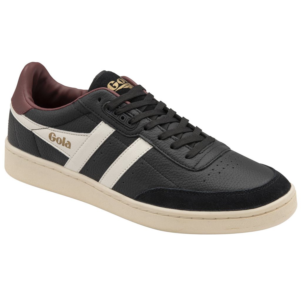 Gola Classics Contact Leather Sneakers Negros Blancos Vino Mexico | VXD-038571