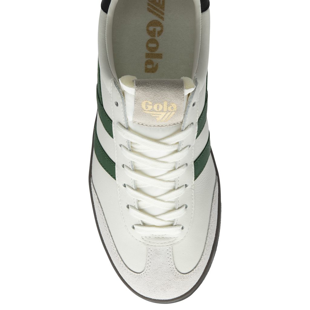 Gola Classics Cyclone Leather Sneakers Blancos Negros Azules Mexico | MNT-931568