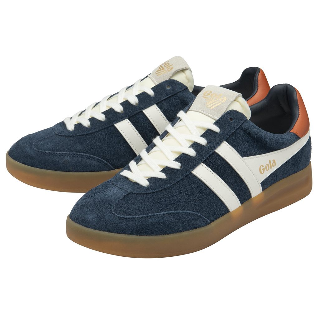 Gola Classics Cyclone Sneakers Azul Marino Blancos Naranjas Mexico | DXR-361409