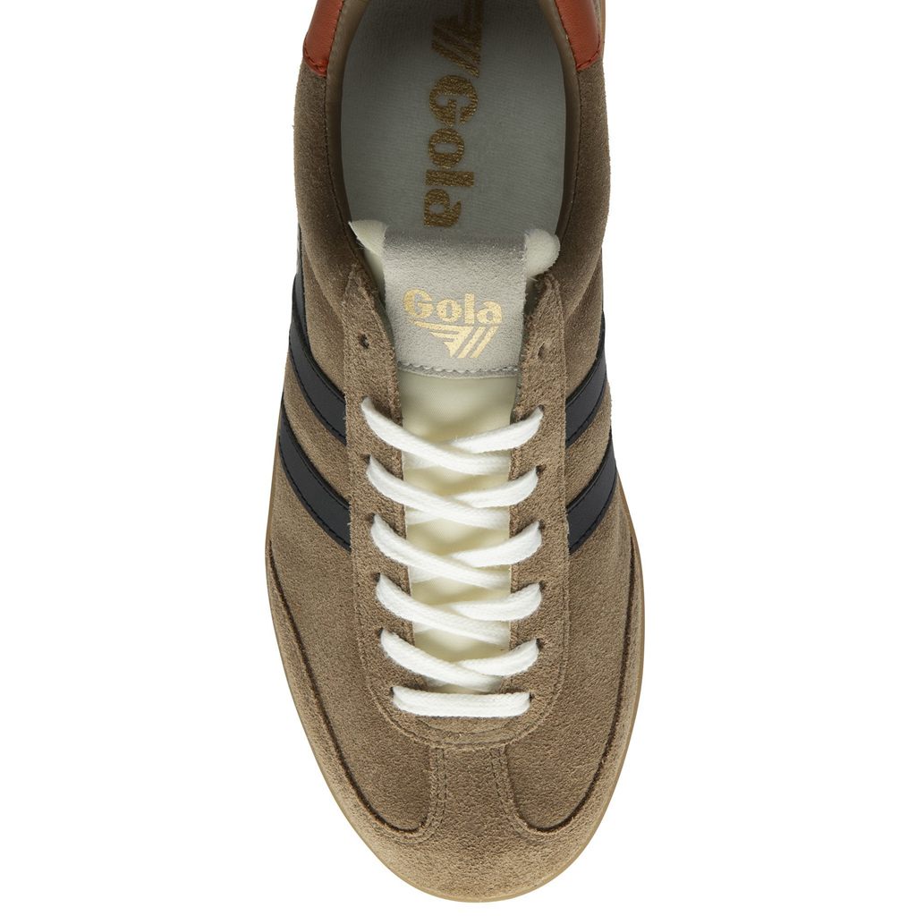 Gola Classics Cyclone Sneakers Negros Naranjas Mexico | HFN-901258