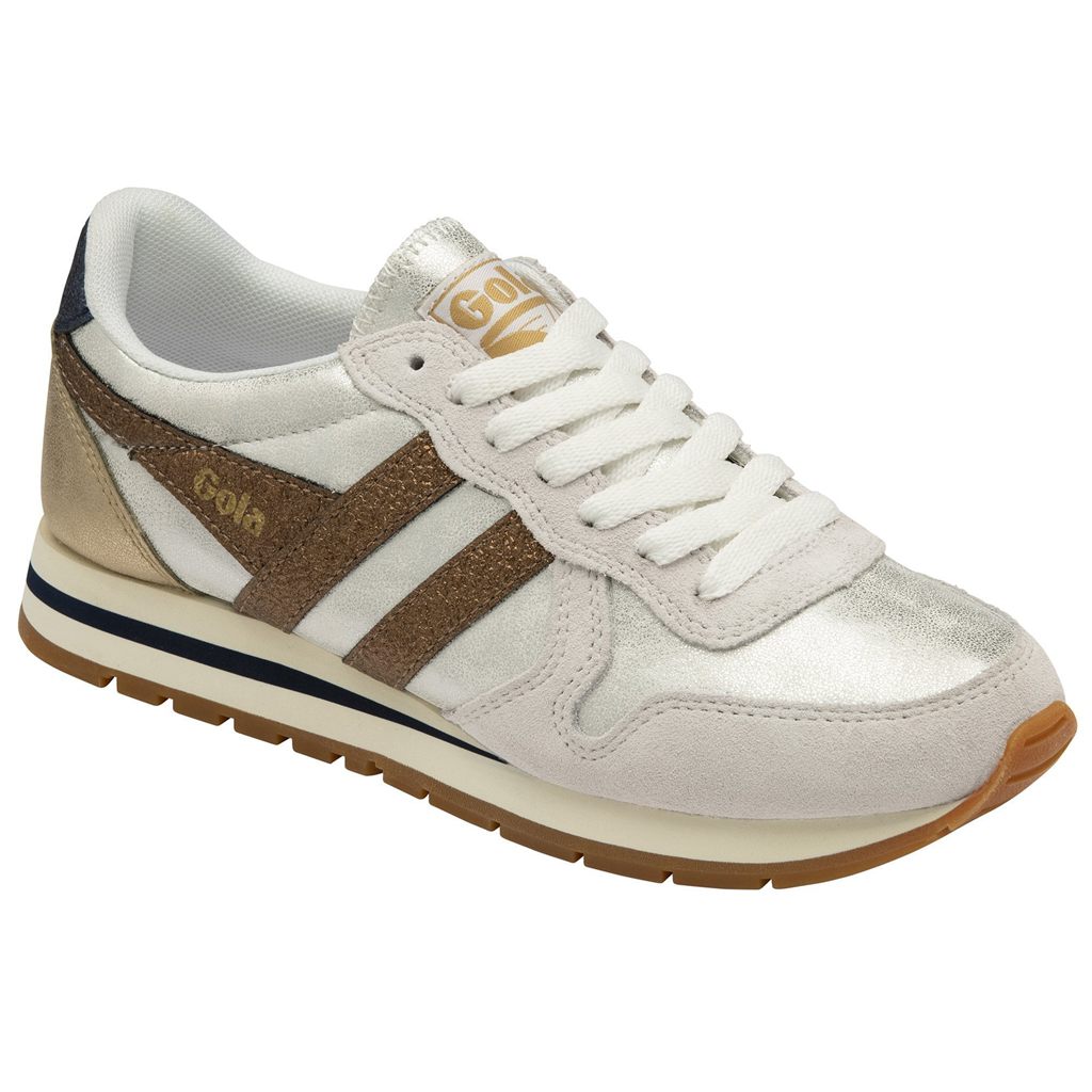 Gola Classics Daytona Blaze Sneakers Blancos Cobra Azul Marino Mexico | PDJ-324065