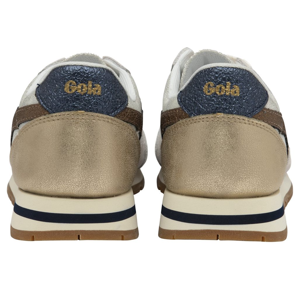 Gola Classics Daytona Blaze Sneakers Blancos Cobra Azul Marino Mexico | PDJ-324065